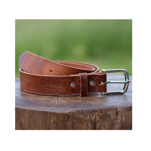 Ceintures de cow-boy d'affaires de luxe pour hommes OEM ODM Logo personnalisé avec boucle classique en cuir véritable - Product Image 4