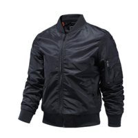 Blousons Bomber Homme Personnalisés MA1 Style Pilote OEM Broderie Lettres Doublure Matelassée Réversibles Sportifs Imperméables