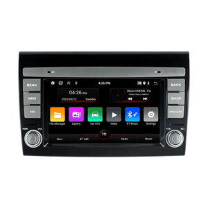 MEKEDE - Unidad Principal de Reproductor Multimedia para Automóvil con Android, GPS, Navegación, Carplay, para <span class=keywords><strong>Fiat</strong></span> <span class=keywords><strong>Bravo</strong></span> de 7 Pulgadas, 2007-2014 - Product Image 1