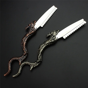 มีดโกนหนวดผู้ชาย1ชิ้นใบมีดมีดโกนหนวดพับได้ทำจากสเตนเลสสตีล - Product Image 6