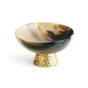 Vajilla de Aluminio de Calidad Superior Color Dorado, Tazón para Comida con Base Metálica para Ensaladas, Frutas, Centro de Mesa Decorativo - Product Image 3