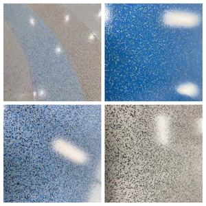 יעילות בנייה גבוהה עמיד למים אפקט שיש ציפוי רצפה אפוקסי עצמי פילוס צבע פילוס חול צבעוני עבור בטון - Product Image 2