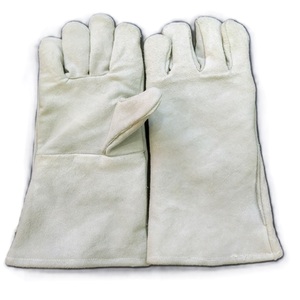 ถุงมือหนังวัวเพื่อความปลอดภัยในการใช้งานการเชื่อมถุงมือป้องกันการตัดและป้องกันความร้อนสำหรับงานเชื่อมที่หลากหลาย - Product Image 1