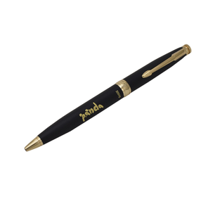 Bolígrafo de metal negro mate elegante con logotipo de nombre personalizado, regalos de promoción de negocios personalizados, ancho de escritura de 0,5mm para oficina y escuela - Product Image 4