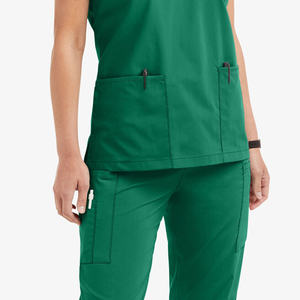 Ensemble de blouses médicales unisexes au style unique, qualité supérieure, léger, respirant, confortable, extensible, couleur personnalisée, manches courtes - Product Image 4