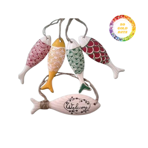 ของตกแต่งบ้านแกะสลักด้วยมือจากทะเลทำจากไม้เนื้อธรรมชาติและรูปแบบ - Product Image 4