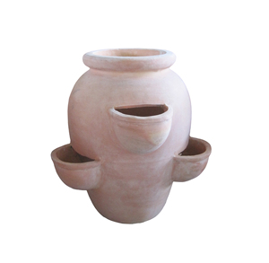 Productos al por mayor, jarrón de flores vintage de terracota roja y macetas de cerámica para decoración del hogar, jardín, suelo y centro de cultivo - Product Image 3