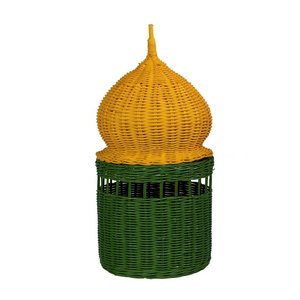 High Quality Rattan Mosque Decor for Ramadan Holiday <b>Gift</b> Hamper for <b>Islamic</b> Decoration Custom Logo Color from Vietnam Wholesale - Product Image 2