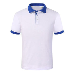 Revers de golf pour hommes de haute qualité pour polo en gros conception personnalisée brodée décontracté intelligent solide tricoté tissu grande taille - Product Image 1