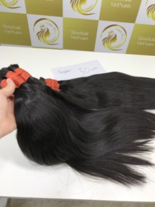 ผมต่อแบบยาวทำจากผมคนเวียดนามแบบคู่ผมดิบเกรดสูง - Product Image 5