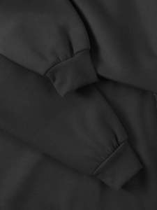 เสื้อฮู้ดสำหรับผู้หญิงไซส์ใหญ่พิเศษผ้าฝ้ายระบายอากาศได้เปิดไหล่ Y2K โลโก้ออกแบบได้ตามที่ต้องการ - Product Image 5