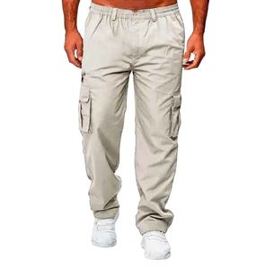 Pantalon pour homme avec logo personnalisé, taille élastique, style streetwear, pantalon de sport avec poche latérale, pantalon cargo, pantalon de jogging, pantalon d'extérieur 2026 - Product Image 1
