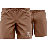 Pantalones cortos deportivos atléticos de alta calidad para hombre, tela de lana tejida de malla transpirable de talla grande, Cintura elástica de Color sólido, servicio OEM