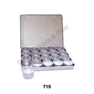 Boîtes rectangulaires en aluminium 33mm x 12 pcs. Pour horloger - Product Image 1