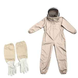 Traje y guantes de apicultura profesional Tela de malla transpirable con capucha extraíble Ideal para apicultores y granjas de abejas - Product Image 1