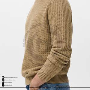Sweat-shirt surdimensionné pour homme en laine 100% Mawra avec logo brodé personnalisé, de luxe, de haute qualité, lourd, streetwear d'hiver, chaud - Product Image 6