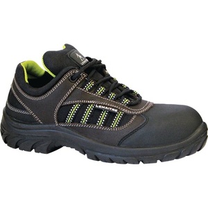 Douro Safety <b>Shoe</b> Size 43 Black/Brown S3 SRC EN20345 Leather/Textile Material LEMAITRE Brand - Product Image 1