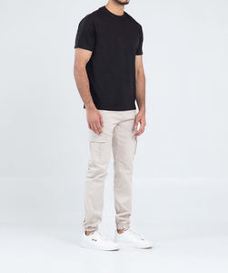 Logo personnalisé poids lourd Streetwear recadrée surdimensionnée abîmée t-shirt été uni surdimensionné col rond t-shirt - Product Image 2