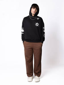 เสื้อฮู้ดธรรมดาขนาดใหญ่ใส่ได้ทั้งชายและหญิงเสื้อสวมหัวผ้าฟลีซหนาแบบสวมหัวสำหรับฤดูหนาวโลโก้ออกแบบได้ตามต้องการ - Product Image 4