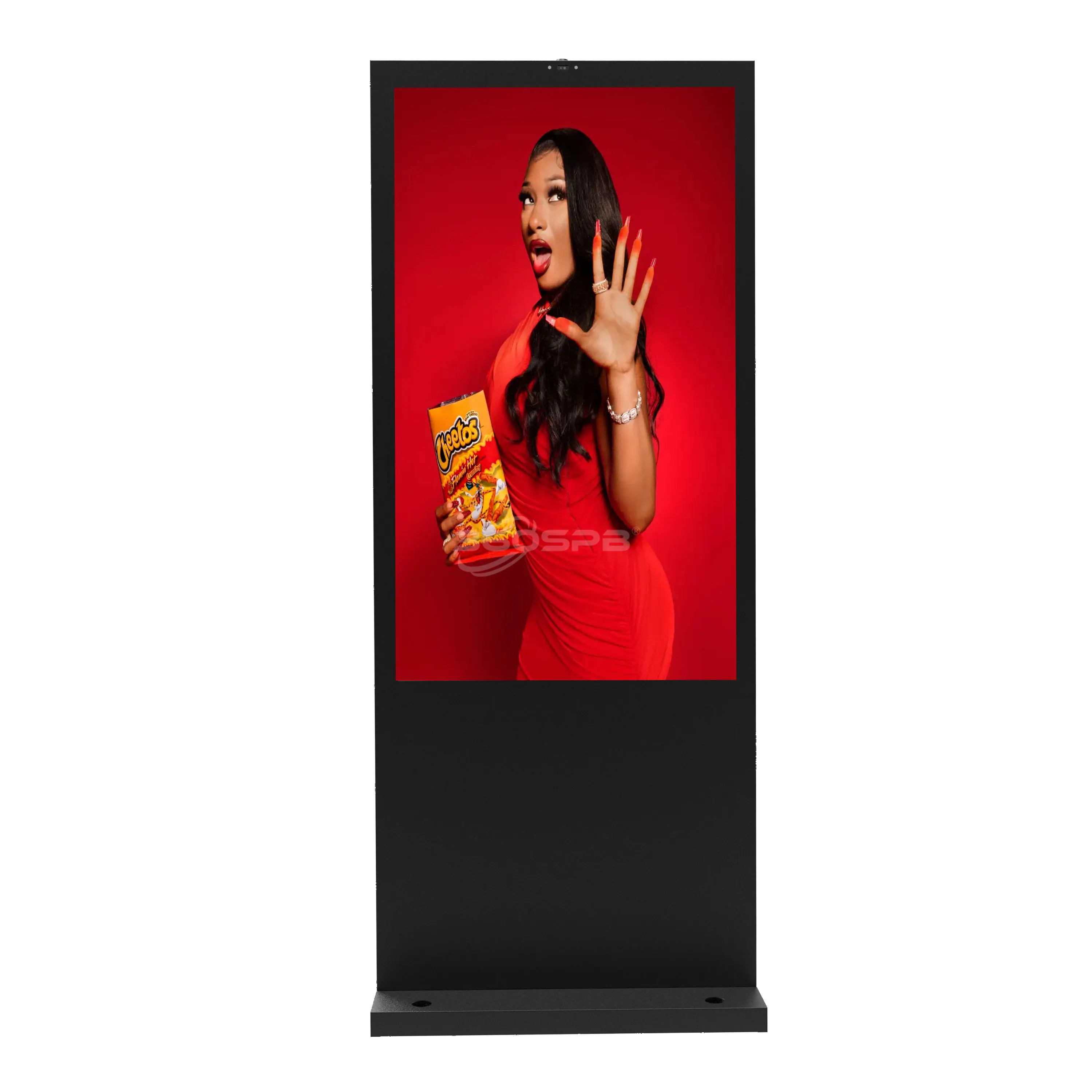 IP65 su geçirmez reklam ekranı elektronik zemin ayakta dijital tabela ile 360SPB OFS75B açık LCD dijital Poster