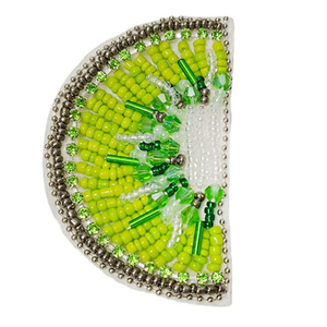 Broche de fruta con cuentas exquisito hecho a mano Linda sandía fresca Kiwi Limón Pera manzana para fiestas infantiles por glowin fashion - Product Image 3