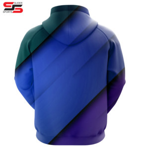 Sweat à capuche pour hommes tricoté en tissu 350g 100% polyester polaire impression par sublimation personnalisé pour hommes et femmes vente en gros - Product Image 2