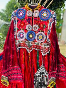 Afghani Kuchi Vestidos Tribal étnico vintage kuchi vestido, Afgano/Pakistán Kuchi fiesta tradicional multicolor Vestido - Product Image 5