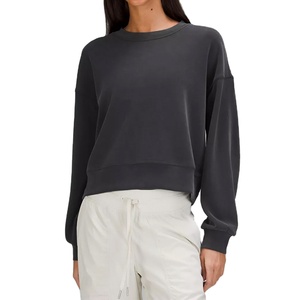 Vente en gros en usine Service de créateur personnalisable Fabrication de haute qualité Sweat-shirt à manches longues personnalisé pour femmes - Product Image 2