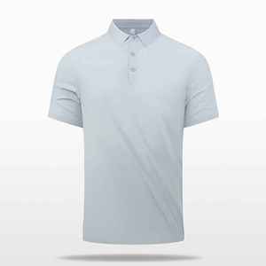 T-shirt en soie glacée à séchage rapide de haute qualité pour homme, tendance, manches courtes, pour polo - Product Image 1