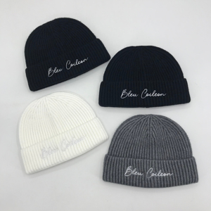 Gorro de punto ligero, cálido, suave y acogedor, forrado de lana, ajustable, elegante, para exteriores, para clima frío. - Product Image 2