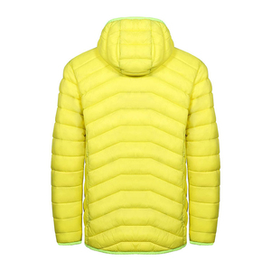 Veste d'hiver pour homme personnalisée OEM, veste matelassée à capuche en toile, style streetwear, vente en gros, personnalisable, veste d'hiver chaude - Product Image 3