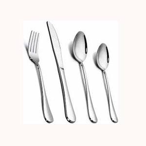Handmade Elegant Silver Polished Stainless Steel Cutlery Set Thick Round <b>Wooden</b> <b>Handle</b> Design Royal Flatware School Use - Product Image 4