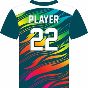 T-shirt à sublimation personnalisée T-shirt à col en V pour homme Tissu 160 Gsm Tissu à sublimation personnalisée - Product Image 2