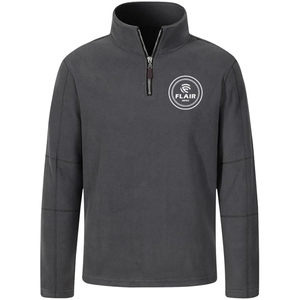 Chaqueta Polar Técnica de Invierno para Hombre con Logotipo Personalizado del Fabricante, Chaqueta Casual con Media Cremallera, Cortavientos, Impermeable, Bordada - Product Image 5