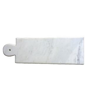 Magnifique planche à découper en marbre blanc au design simple pour la maison et la cuisine Planche à découper pour légumes en marbre de qualité supérieure - Product Image 4