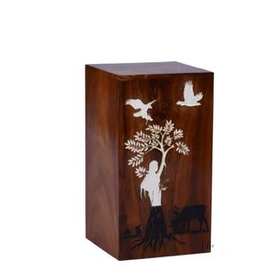 URN Palisandro Humano Árbol DE LA Vida Cremación Personalizada para Cenizas Artesanal Grande - Product Image 1