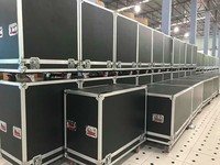 Boîtier de protection pour équipement PA/DJ 10U 12U 16U Personnalisable avec tiroirs verrouillables, valise de transport portable