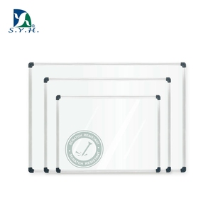 Tableau blanc magnétique en porcelaine effaçable à sec pour bureau, maison et école Tableau blanc suspendu - Product Image 1