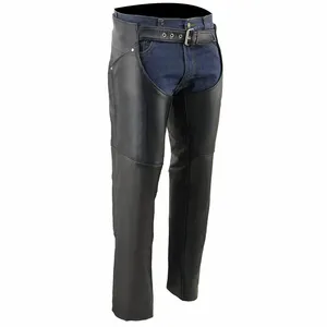 Pantalones de cuero de vaca para mujer - Product Image 1