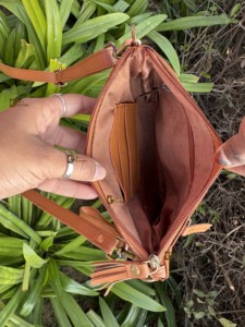 Aztec Saddle Blanket Bolso de cuero con tirantes Bolso de cuero mecanizado a mano Diseñador de estilo occidental Bolsos de usos múltiples para mujeres - Product Image 6