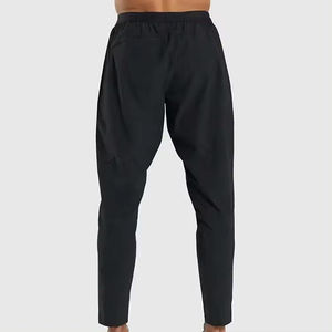 Pantalons de survêtement pour hommes en coton à taille élastique de haute qualité, vente chaude, molleton décontracté, logo personnalisé, service OEM - Product Image 4