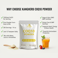 Poudre de CoQ10 Antioxydant à 98% de Pureté Élevée pour la Santé Cardiaque