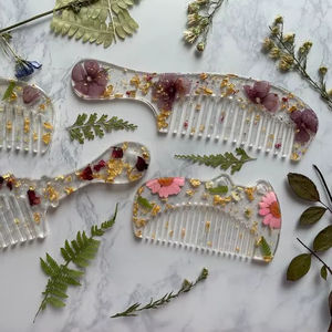 Peines de corte fino profesionales de calidad hechos a mano, peine de peluquero profesional para uso en salón, Material de resina - Product Image 5