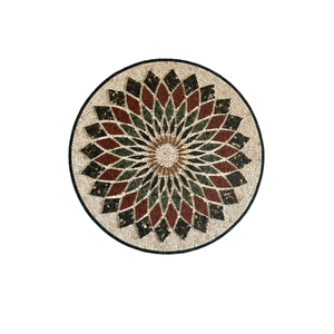Signature Aurora's Colorful Abstract Pattern Deco Style Mandala <b>Stone</b> Art Framed Wall Hanging <b>Ornament</b> - Product Image 2