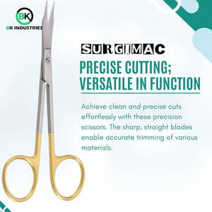 Tijeras Quirúrgicas Reutilizables de Acero Inoxidable, Calidad Profesional para Cirugía General - Product Image 3