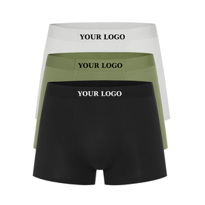 2025 último estilo Boxers para hombre Pantalones cortos forma europea breve para hombres acanalado Modal hombres ropa interior Sexy cintura personalizada de Vietnam - Product Image 1