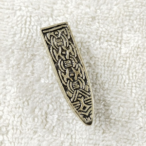 Boucle de ceinture en laiton médiévale Boucle en laiton viking et fer forgé à main Article TT-6008 - Product Image 2