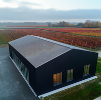 Structure en acier léger galvanisé pour poulailler, ferme avicole, hangar agricole préfabriqué pour bétail