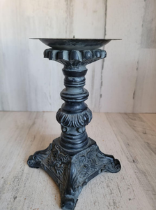 Bougeoirs classiques en métal, finition rustique, pour la décoration de la maison et des mariages, faits à la main, en gros pour Noël - Product Image 2