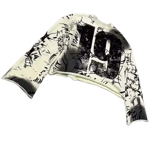 Custom Graphic <b>Vintage</b> Washed Raw Hem Long Sleeve Boxy 500gsm <b>Sweatshirt</b> Streetwear <b>Oversized</b> Cotton Blended <b>Sweatshirt</b> for Men - Product Image 2